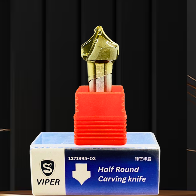 Viper half round carving knife
