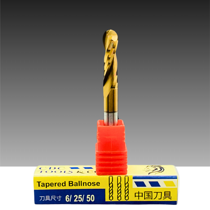 CDC Tools 3D Ball Nose CNC Carving Bit – Premium Carbide